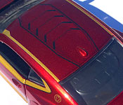 Jada Toys Iron Man Chevrolet Camaro roof detail