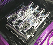 Jada Toys 1957 Chevy Corvette engine