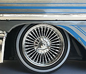 Jada Toys 1958 Chevy Impala wheel detail