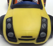 Mario Kart Luigi Sports Coupe front detail