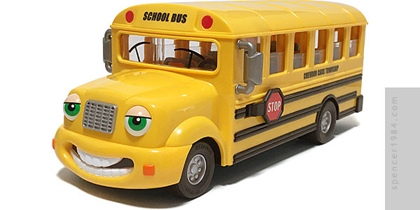Chevron Cars #28 Sally School Bus Review